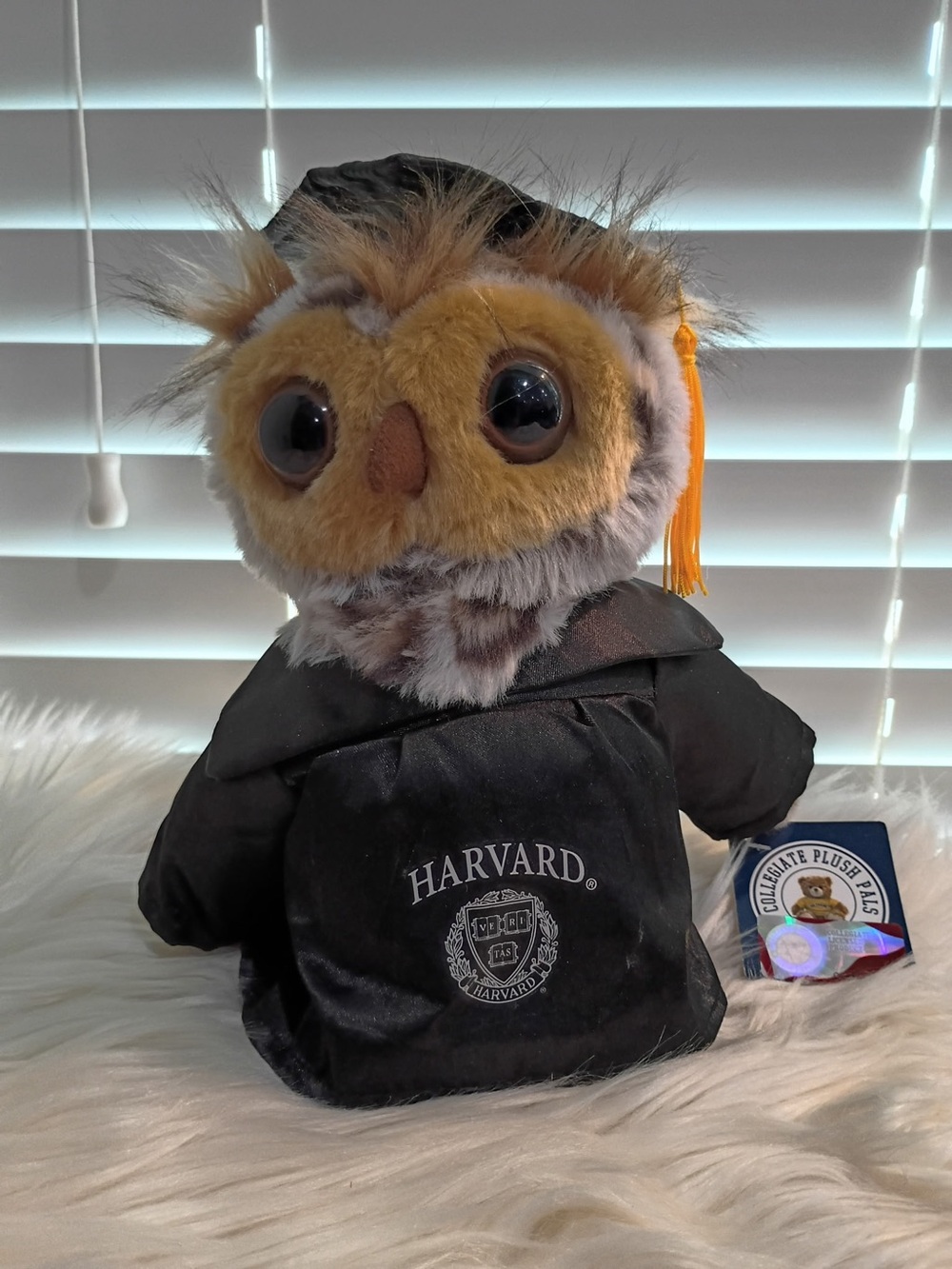 Harvard Graduation Owl Collegiate Plush Pals